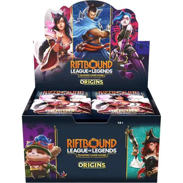 Riftbound: League of Legends Trading Card Game Origins Booster Box [24 Packs]