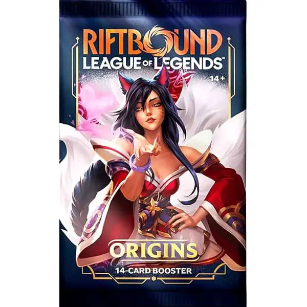 Riftbound: League of Legends Trading Card Game Origins Booster Pack [14 Cards]