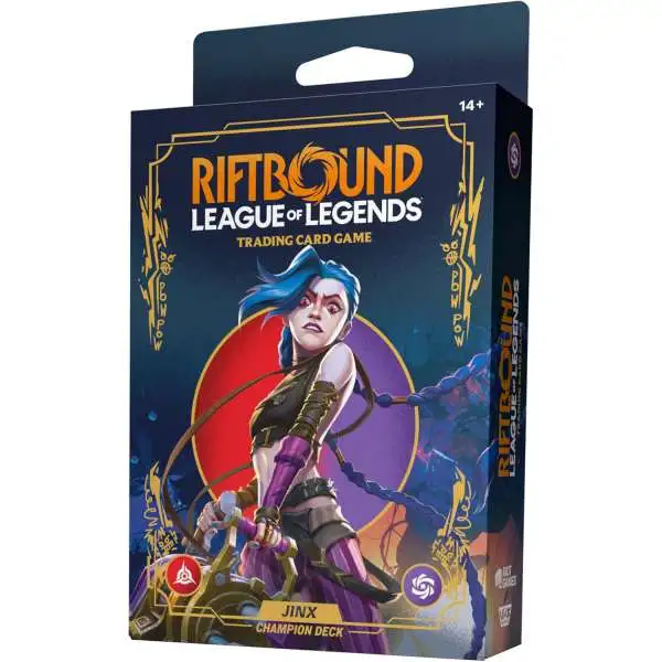 Riftbound: League of Legends Trading Card Game Origins Jinx Champion Deck [56 Cards]