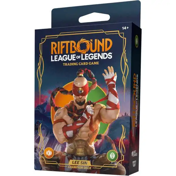 Riftbound: League of Legends Trading Card Game Origins Lee Sin Champion Deck [56 Cards]