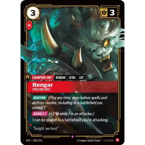 Riftbound League of Legends Trading Card Game Spiritforged Single