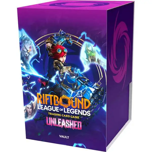Riftbound: League of Legends Trading Card Game Unleashed Vault Box [6 Booster Packs] (Pre-Order ships May)