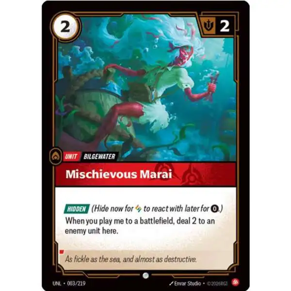 Riftbound League of Legends Trading Card Game Unleashed Single