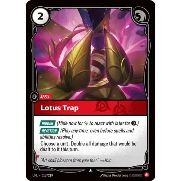 Riftbound League of Legends Trading Card Game Unleashed Single