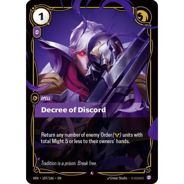Riftbound League of Legends Trading Card Game Vendetta Single Card