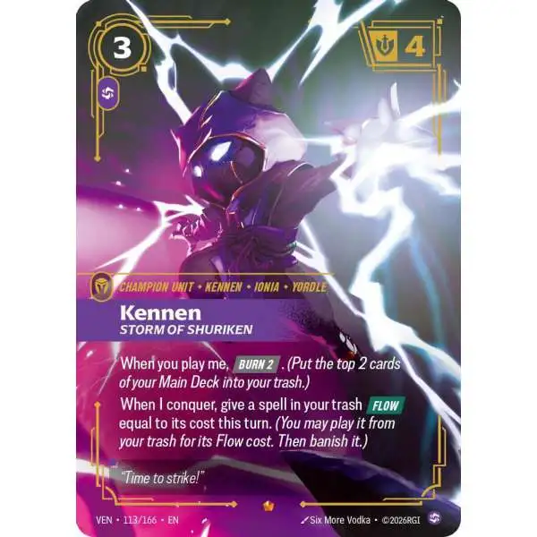 Riftbound League of Legends Trading Card Game Vendetta Single Card Riftbound League of Legends Trading Card Game Vendetta Single Card