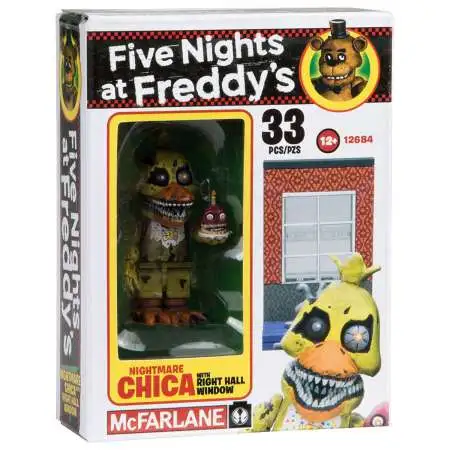 Five Nights at Freddy's Toy Chica with Right Air Vent Micro Figure Build Set 