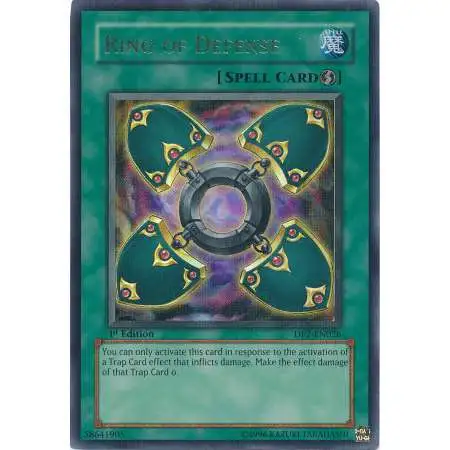 YuGiOh Trading Card Game Duelist Pack Chazz Ultra Rare Ring of Defense DP2-EN026