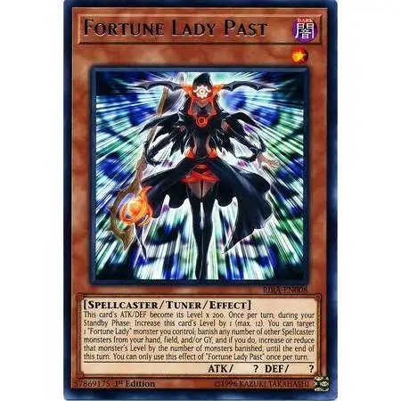 YuGiOh Rising Rampage Rare Fortune Lady Past RIRA-EN008