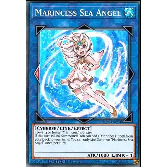 YuGiOh Rising Rampage Super Rare Marincess Sea Angel RIRA-ENSE4