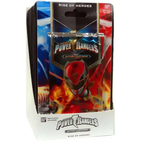 Power Rangers Action Trading Card Game Rise of Heroes Booster Box [15 Packs]