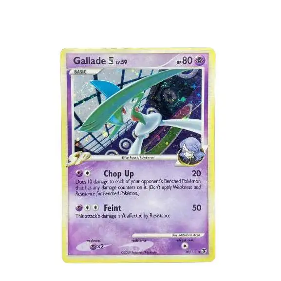Pokemon Platinum Rising Rivals Holo Rare Gallade #20 [Deck Exclusive] [Lightly Played]