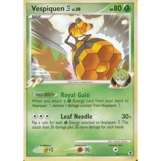 Pokemon Platinum Rising Rivals Rare Vespiquen 4 #35