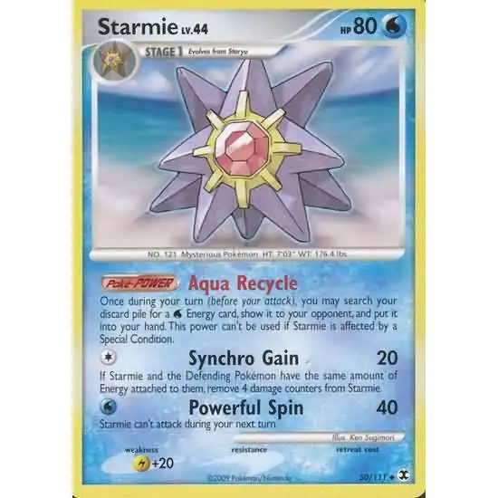 Pokemon Platinum Rising Rivals Uncommon Starmie #50