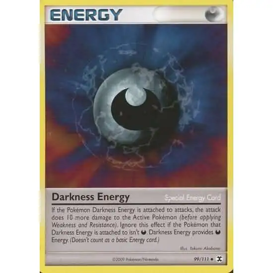 Pokemon Platinum Rising Rivals Uncommon Darkness Energy #99