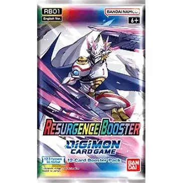 Digimon Trading Card Game Resurgence Booster Pack RB01 [12 Cards]