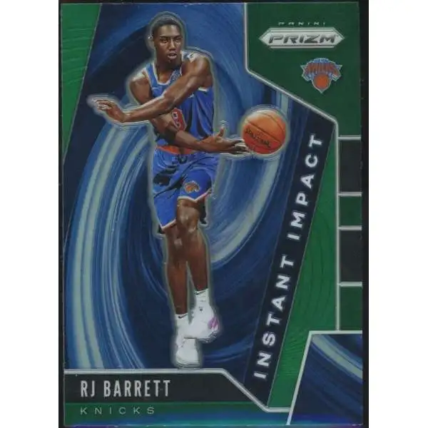 NBA 2019 Prizm Basketball Rookie RJ Barrett #22 [Green Instant Impact]