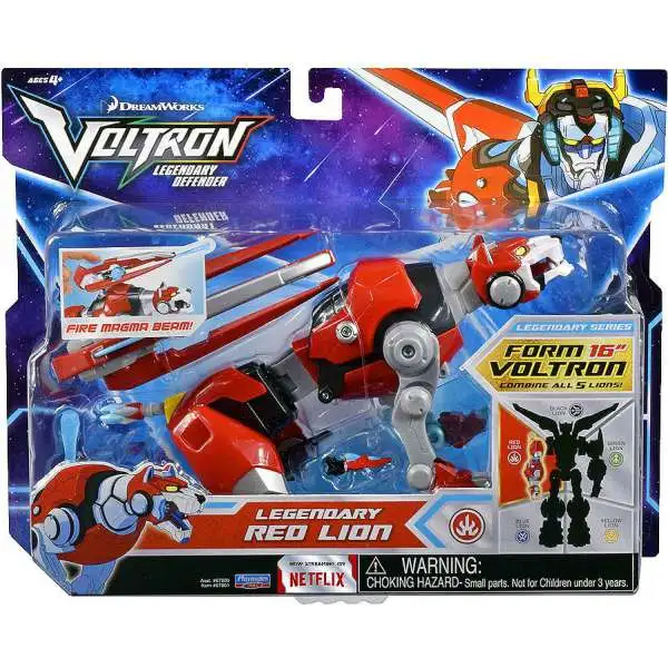 Voltron Legendary Defender Red Lion Combinable Action Figure [Fire Magma Beam]