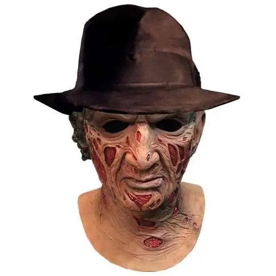 A Nightmare on Elm Street Freddy Krueger Deluxe Mask Prop Replica [Includes Fedora Hat]