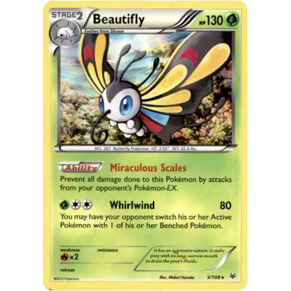 beautifly pokemon card value & Dustox 008/196 Lost Origin - Evolution 5 Set Pokmon Hit Points80 HP Form Beautifly #219 PSA 10 Price: