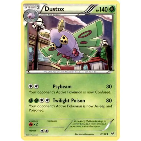 Pokemon Trading Card Game XY Roaring Skies Uncommon Dustox #7