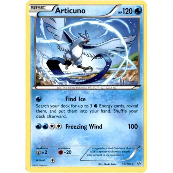 Pokemon Trading Card Game XY Roaring Skies Rare Articuno #16
