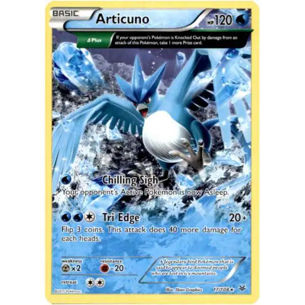 Pokemon Trading Card Game XY Roaring Skies Rare Articuno #17