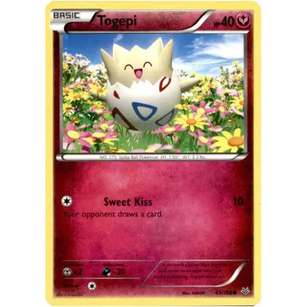 Pokemon Trading Card Game XY Roaring Skies Common Togepi #43