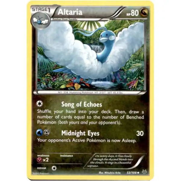 Pokemon Trading Card Game XY Roaring Skies Uncommon Altaria #53