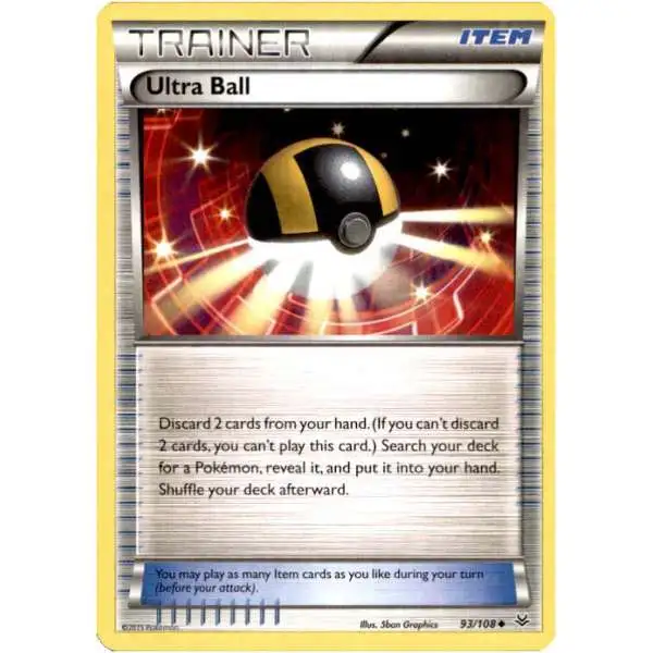 Pokemon Trading Card Game XY Roaring Skies Uncommon Ultra Ball #93