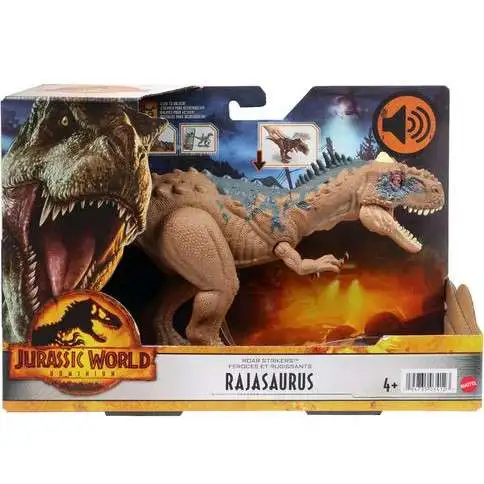 Jurassic World Dominion Roar Strikers Rajasaurus Action Figure [Light Brown]