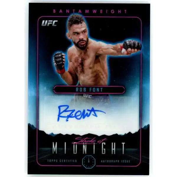 2024 Topps Midnight UFC Stroke of Midnight Rob Font SMA-RFT [Auto]