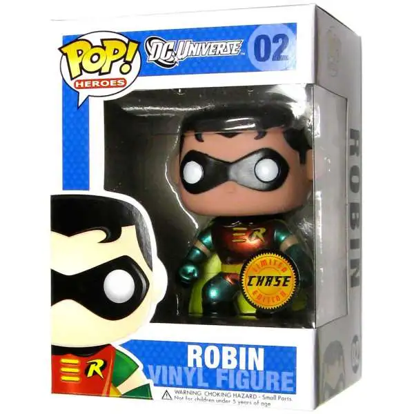Funko DC Universe POP! Heroes Robin Vinyl Figure #02 [Metallic, Chase Version]