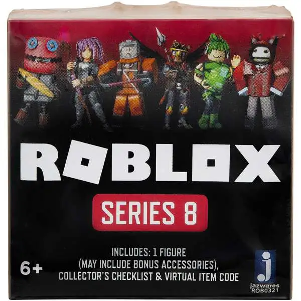 Roblox Series 8 Mystery Pack [1 RANDOM Figure & Virtual Item Code]
