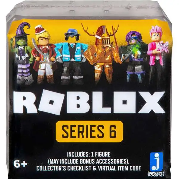 Roblox Celebrity Collection Series 6 Mystery Pack [White (Silver) Cube, 1 RANDOM Figure & Virtual Item Code]