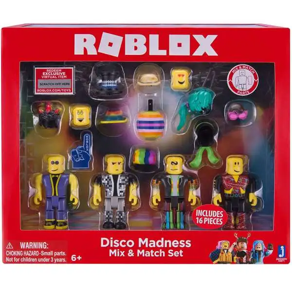 Roblox Mix Match Dominus Dudes 3 Figure 4-Pack Set Jazwares - ToyWiz