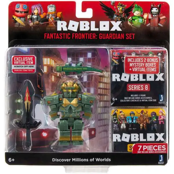 Roblox Fantastic Frontier: Guardian Set Action Figure [2 Bonus Mystery Packs!]