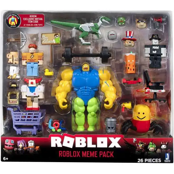 Roblox Action Collection - MeepCity Fisherman Figure Pack [Includes  Exclusive Virtual Item]