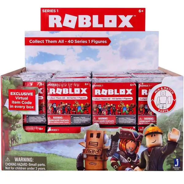 Roblox Series 1 Mystery Box [Silver Cube, 24 Packs]