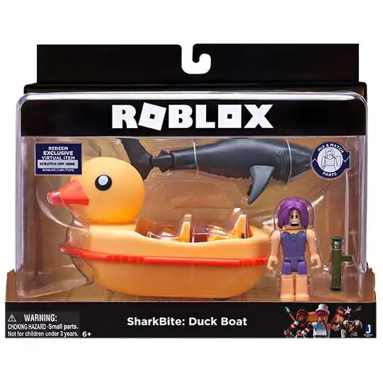 Roblox Celebrity Collection SharkBite: Duck Boat 3-Inch Figure Set [Damaged Package]