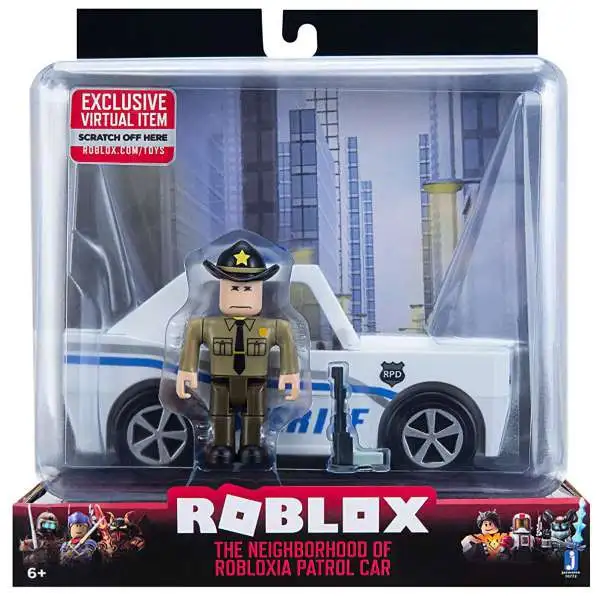 Neighborhood of Robloxia Patrol Car & Sheriff Action Figure & Vehicle [RANDOM Package, Exact Contents]