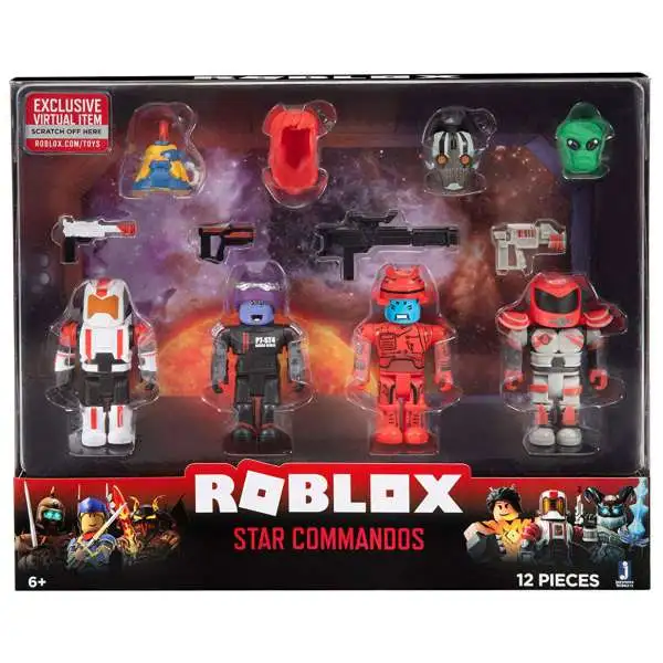 Roblox Mix & Match Star Commandos 3-Inch Figure 4-Pack Set