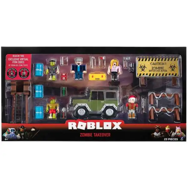 Roblox Zombie Takeover Playset [Damaged Package]