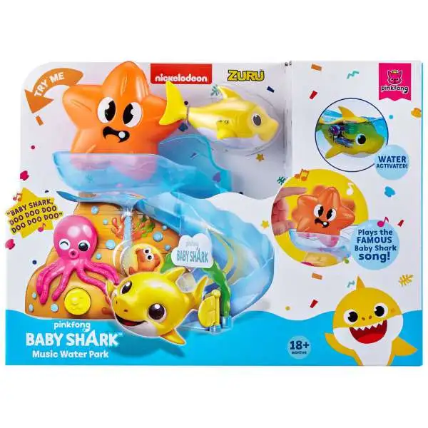Baby Shark Robo Alive Sing & Swim Music Water Park Playset [Damaged Package]