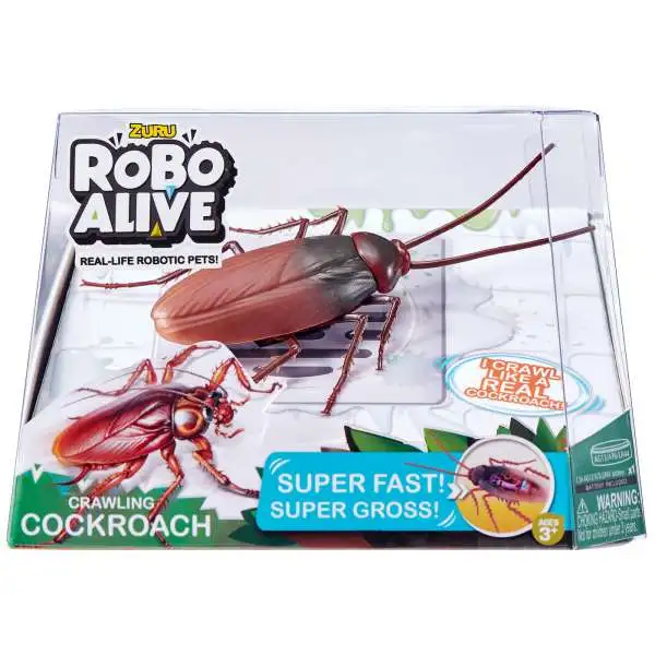 Robo Alive Crawling Cockroach Robotic Pet Figure
