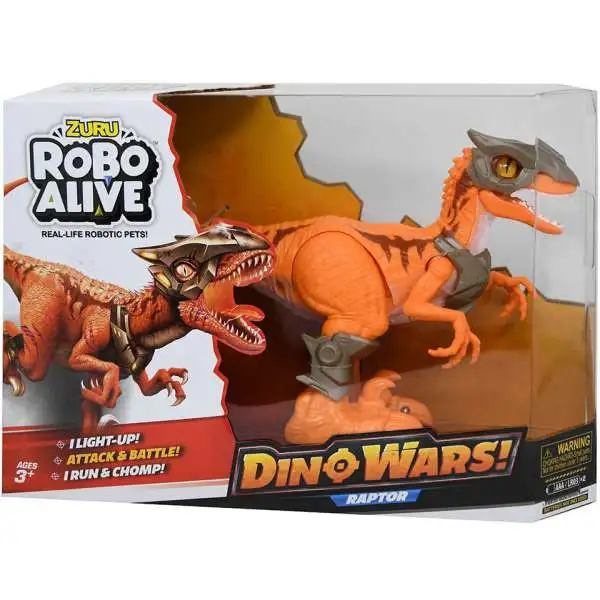 Robo Alive Dino Wars Raptor Robotic Pet Figure [Damaged Package]