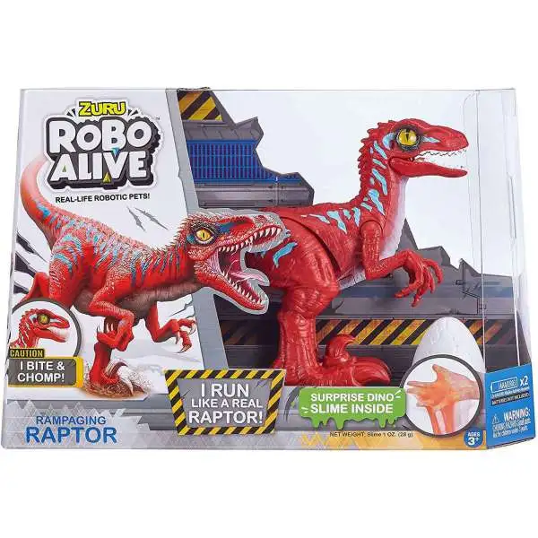 Robo Alive Rampaging Raptor Robotic Pet Figure [Red]