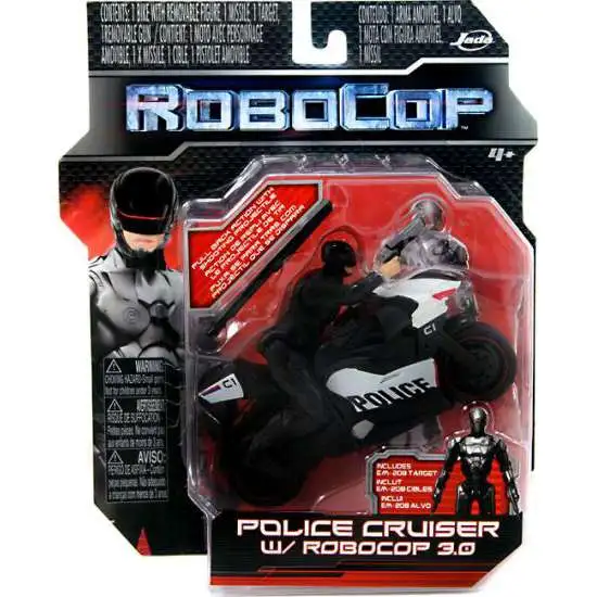 Police Cruiser with Robocop 2.0 Figure 4-Inch