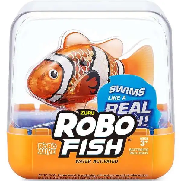 Robo Alive Little Fish Orange Exclusive Robotic Pet Figure [Version 2]
