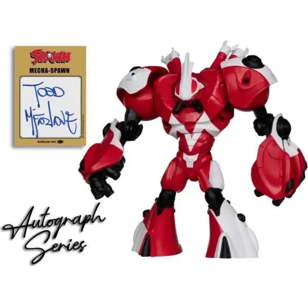 McFarlane Toys Robot Wars Gold Label Collection AUTOGRAPH Series Spawn Action Figure [Autographed by Todd McFarlane]